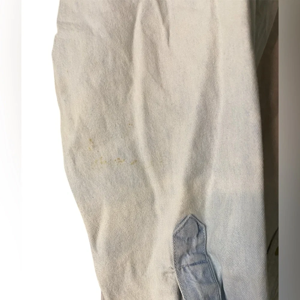 Lee Mens Denim Shirt Size Large Long Sleeve Horse Embroidered Vintage Western - Picture 6 of 6